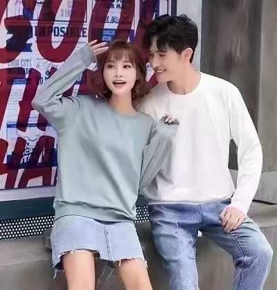 男女新款大板纯色卫衣
