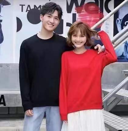 男女新款大板纯色卫衣