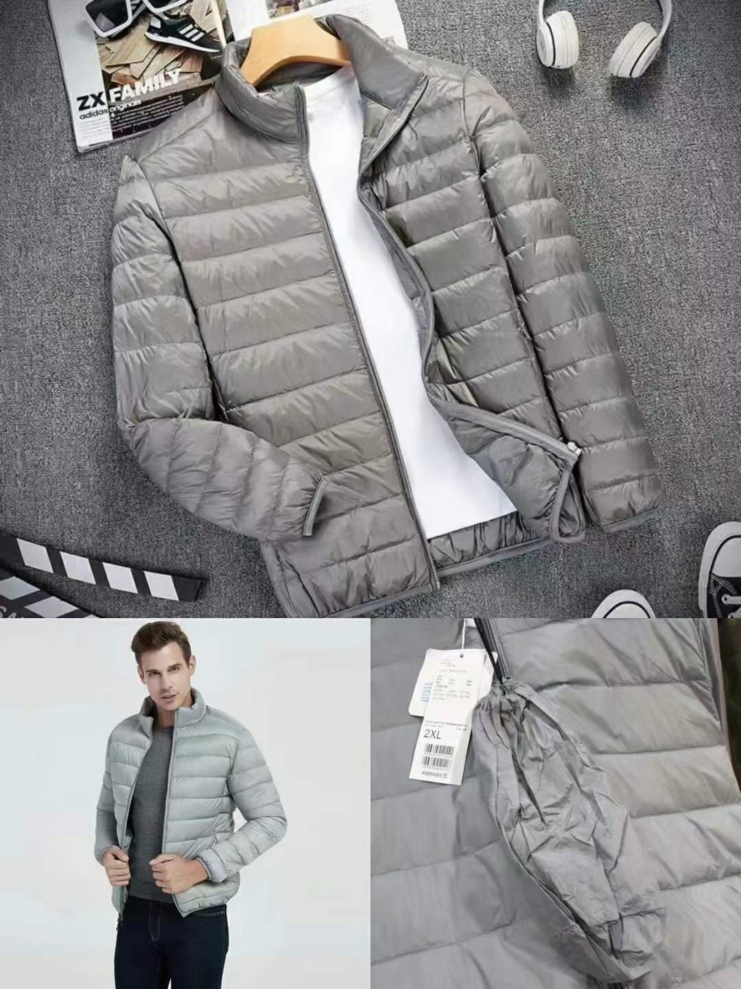 男装高级轻薄款羽绒服批发