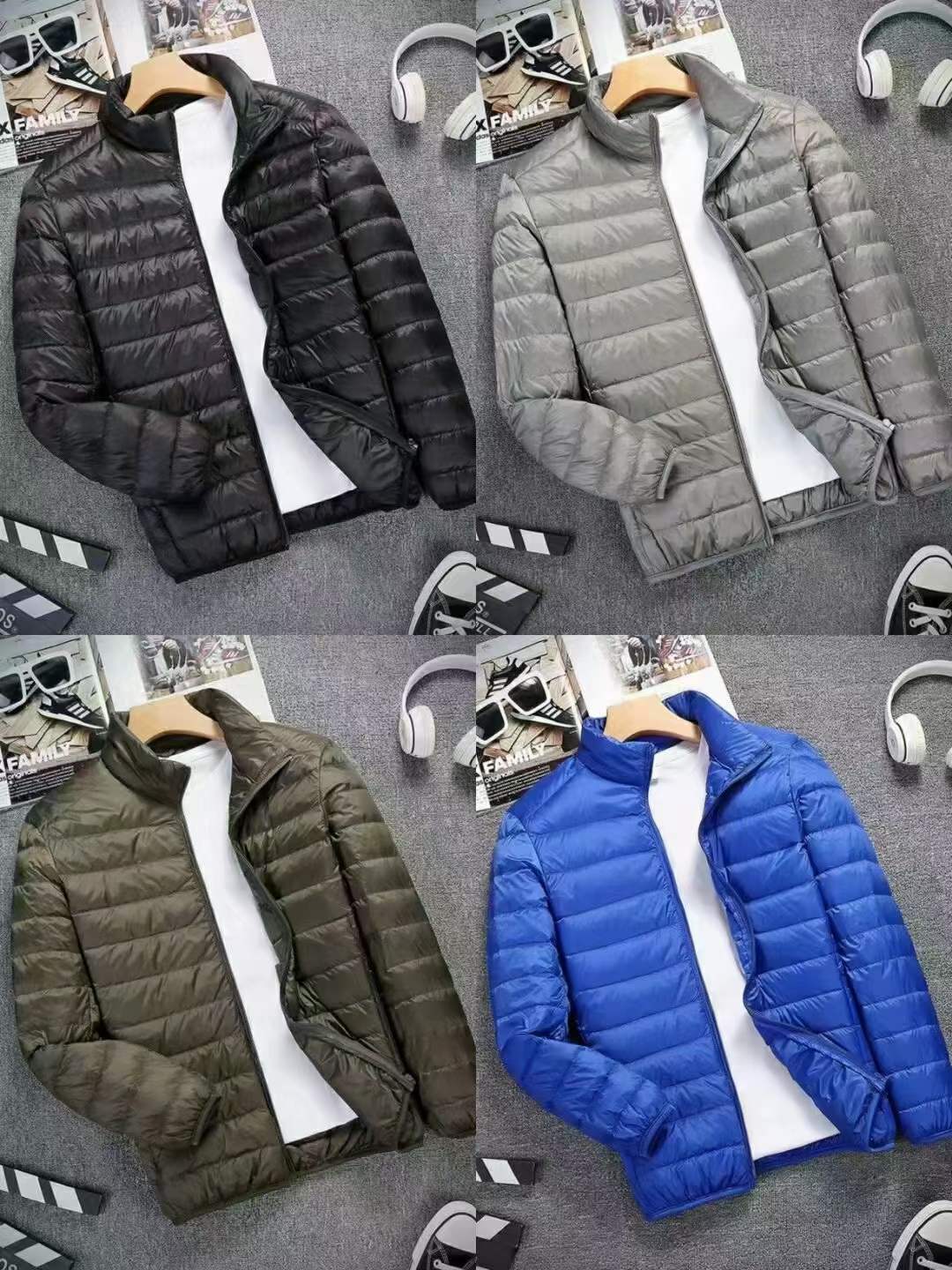 男装高级轻薄款羽绒服批发