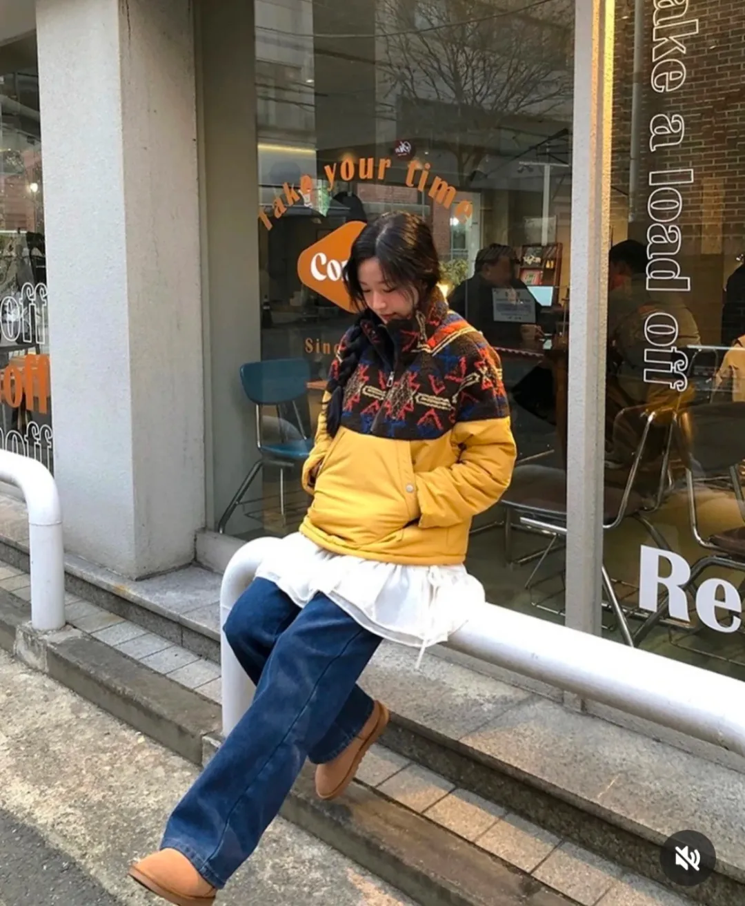 韩国博主秋冬穿搭随性时尚日常潮流出街