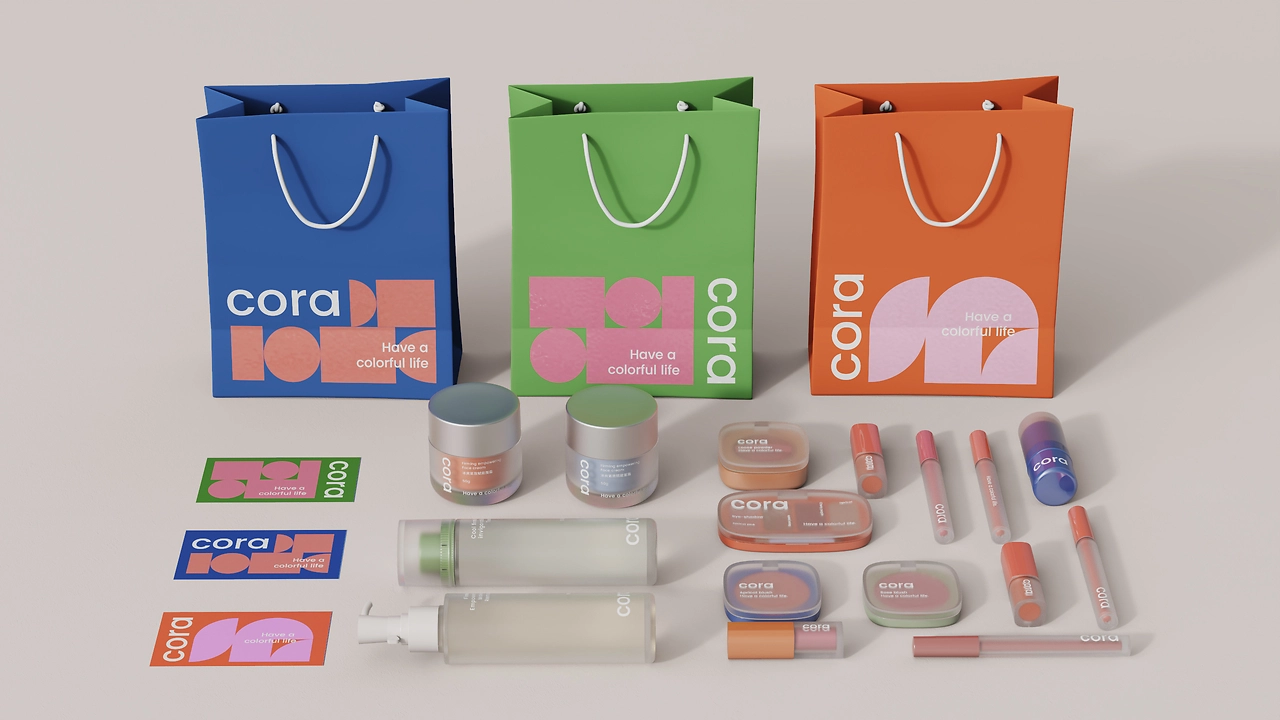 cora彩妆品牌设计