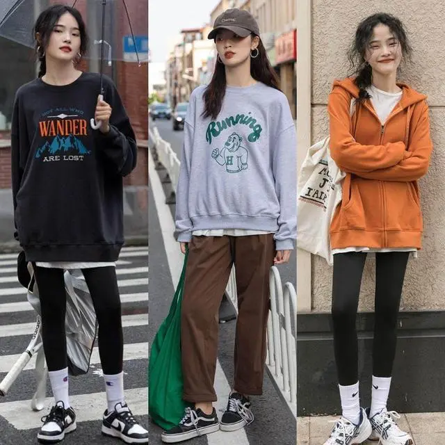 麦美美长裤穿搭