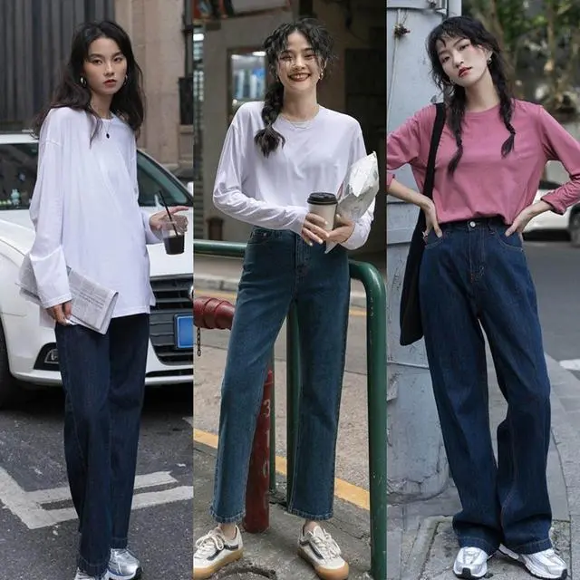 麦美美长裤穿搭