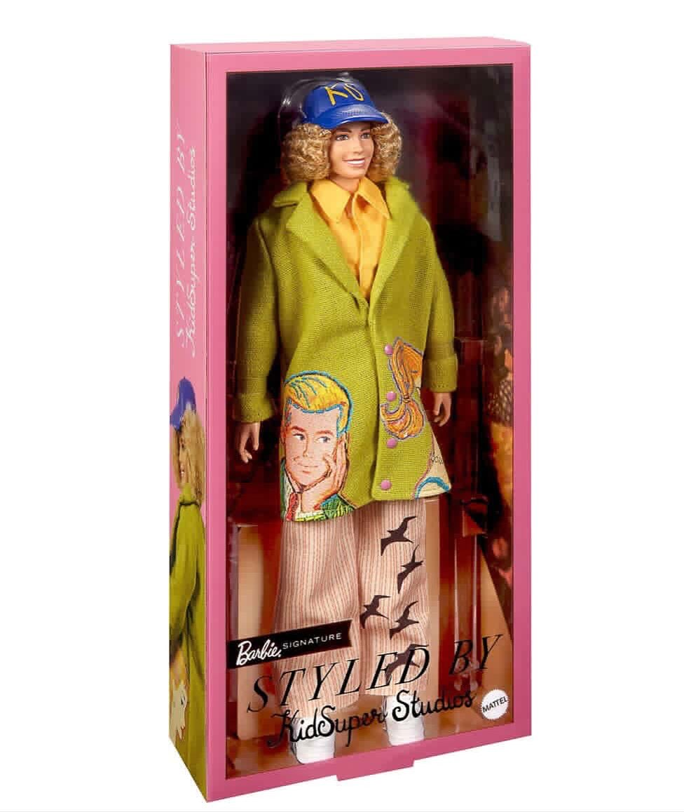KidSuper 与 Mattel 推出合作款 Ken 玩偶