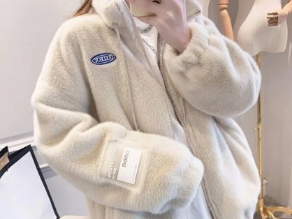 秋冬时尚新宠加厚毛绒外套来了