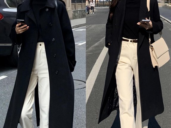 珍珠点缀的黑色上衣,优雅与时尚的完美结合!