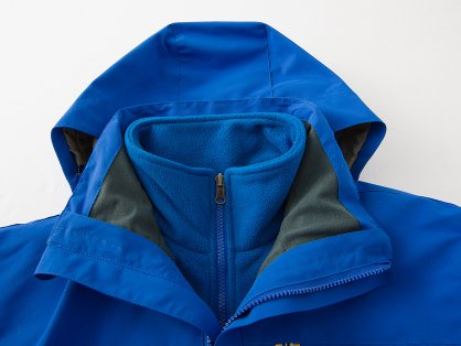 时尚保暖选三合一冲锋衣 秋冬户外出行必备