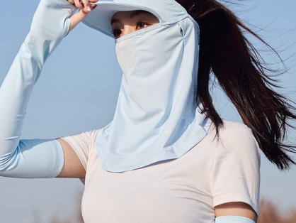 户外出行必备防晒面罩大显身手 多种场景皆适用