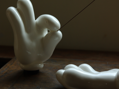 Mr.NOPLAN 发布陶瓷卡通禅手香插